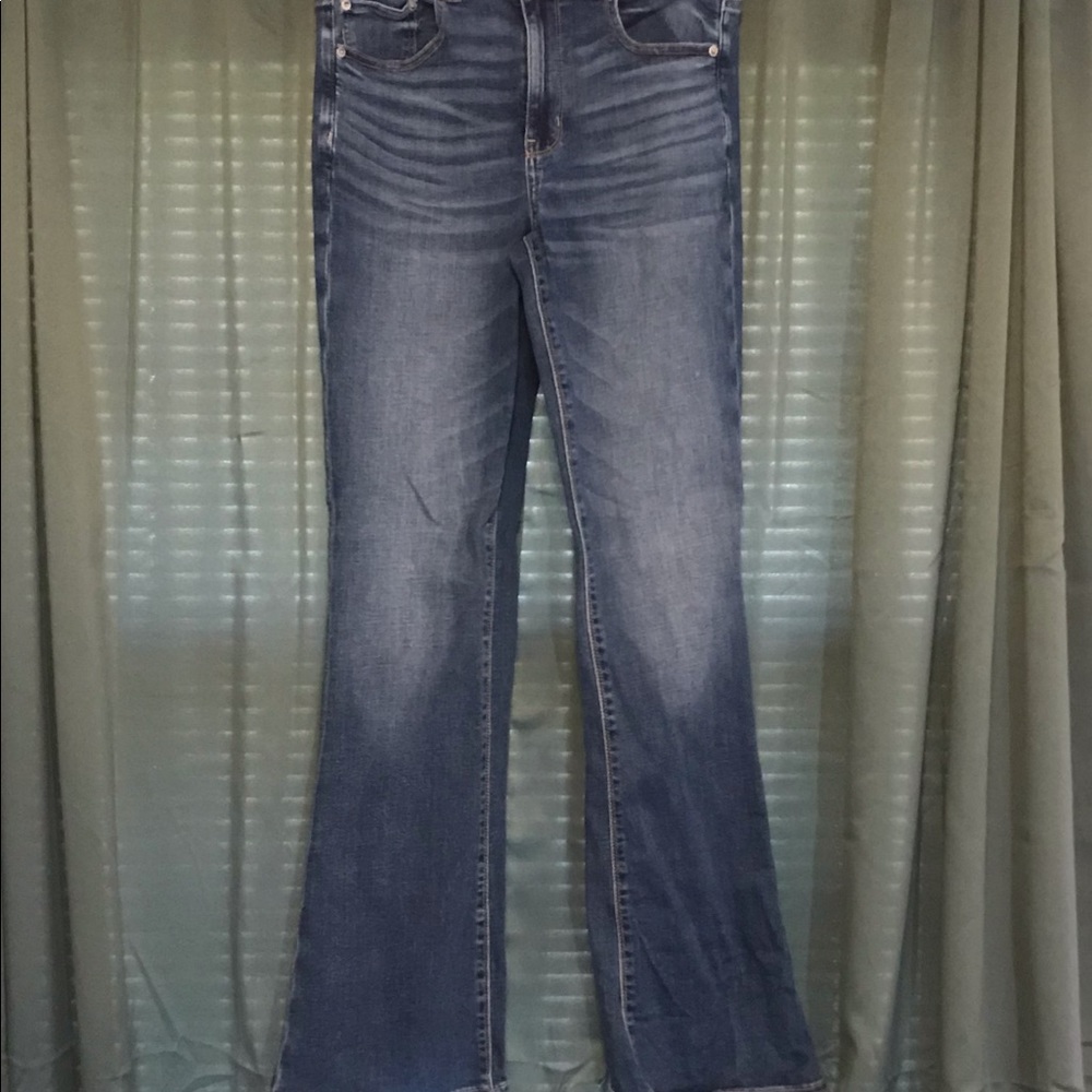 American eagle high rise flare jeans